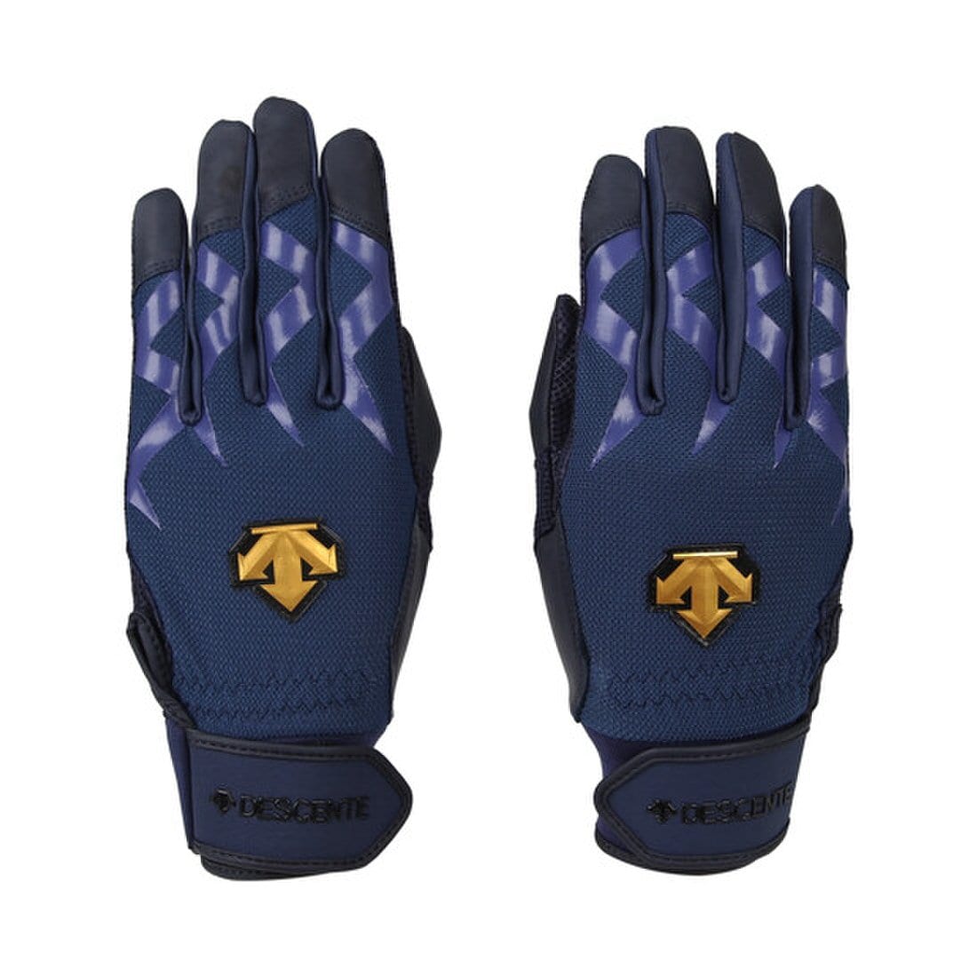 Descente Batting Gloves (Navy)