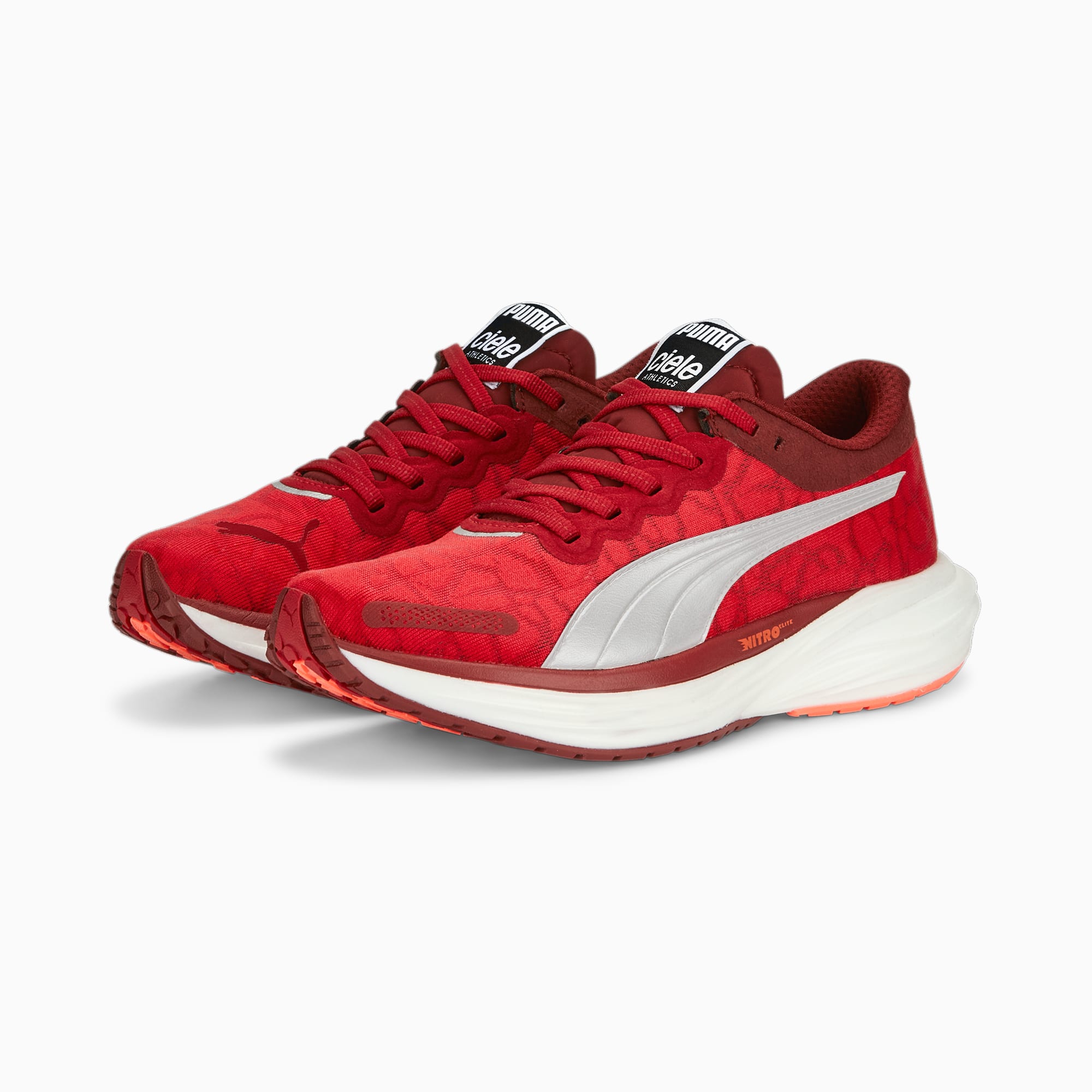 PUMA Deviate Nitro 2 Ciele Wns Sneakers 378437_01 Vibrant Red 2