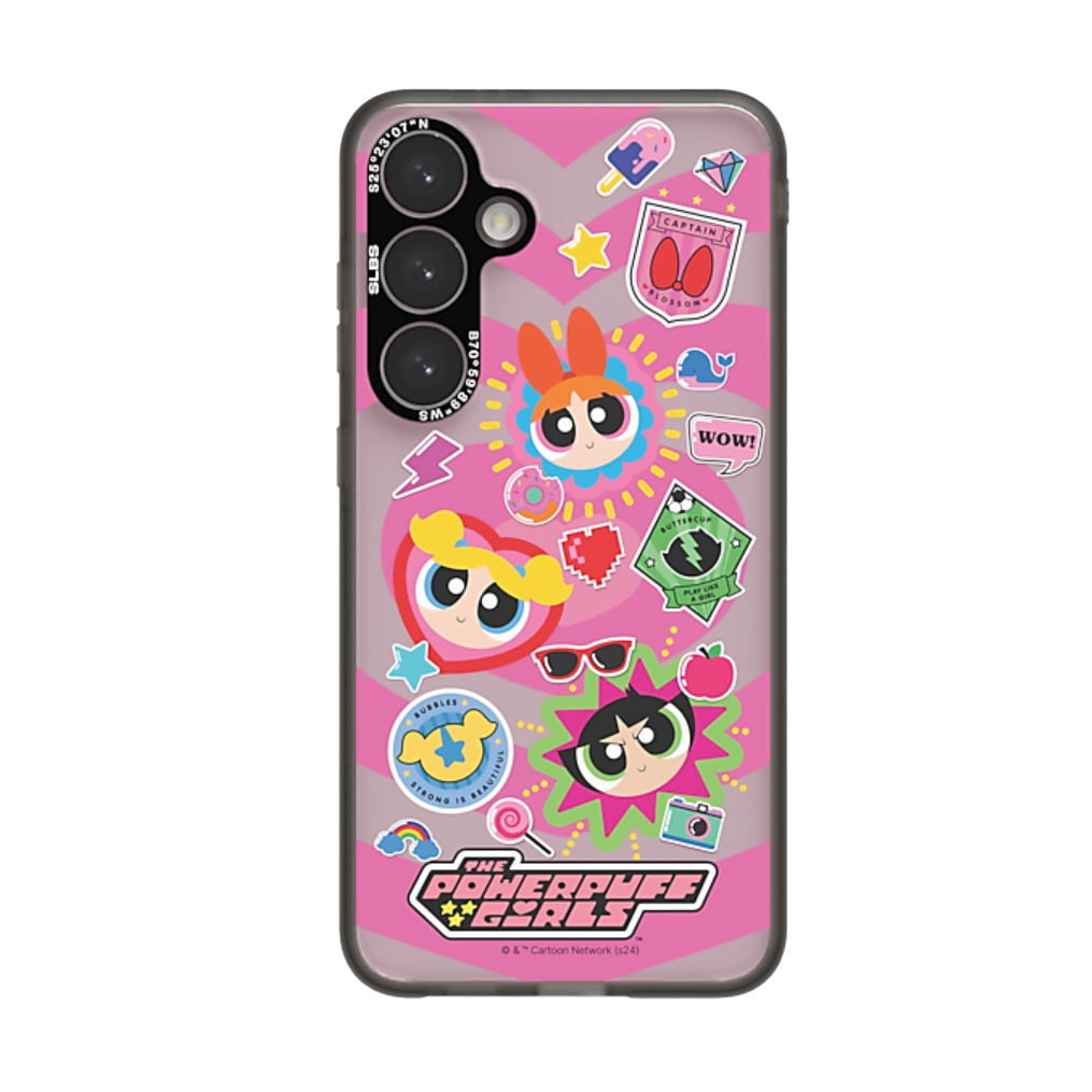 Samsung Galaxy S24+ Phone Case The Powerpuff Girls Impression Pink New Jeans