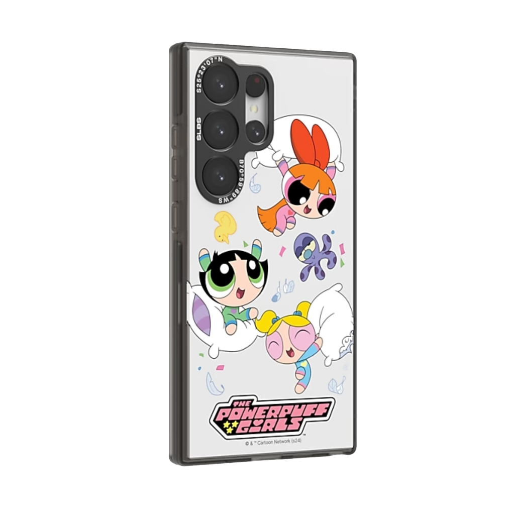 Samsung Galaxy S24 Ultra Phone Case The Powerpuff Girls Impression White New Jeans