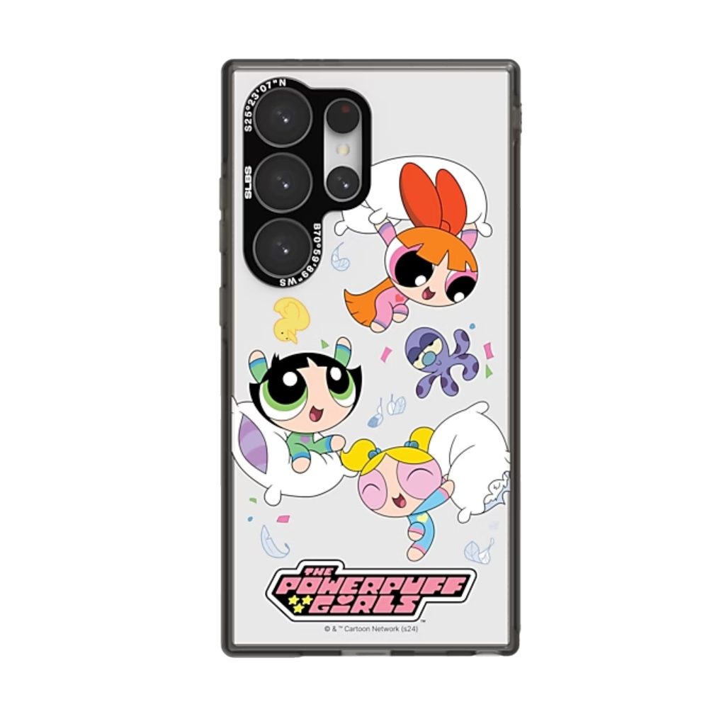 Samsung Galaxy S24 Ultra Phone Case The Powerpuff Girls Impression White New Jeans