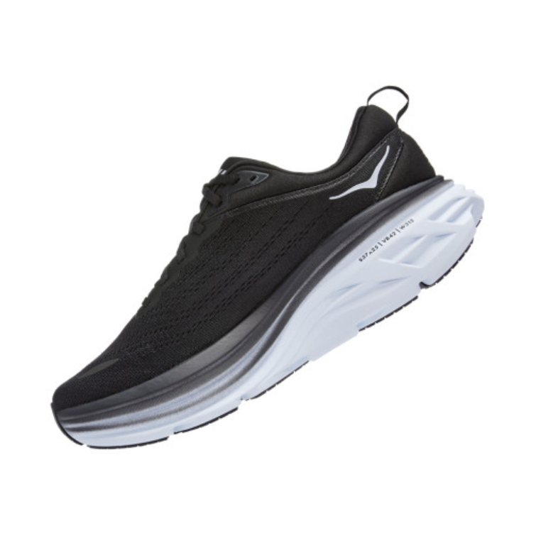 Hoka Bondi 8 Wide 1127953-BWHT Men Shoes Sneakers Black White