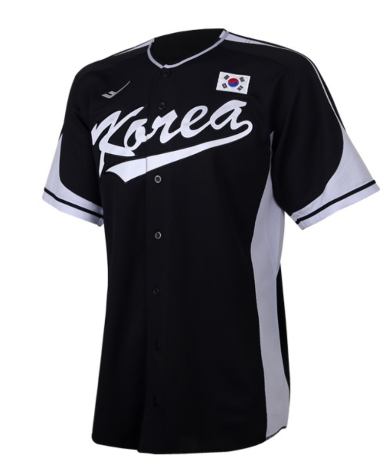 Baseball 2024 Team Korea Uniform (Black/Silver)