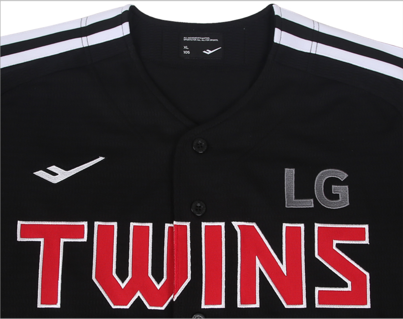 Baseball 2024 LG TWINS Authentic Black Uniform