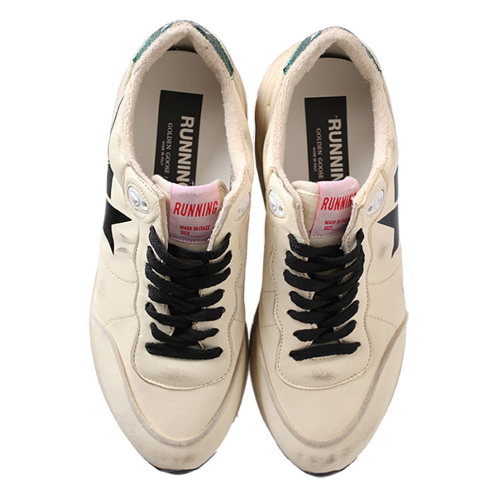 Golden Goose Men's Full Quarter Running Sneakers Beige 3