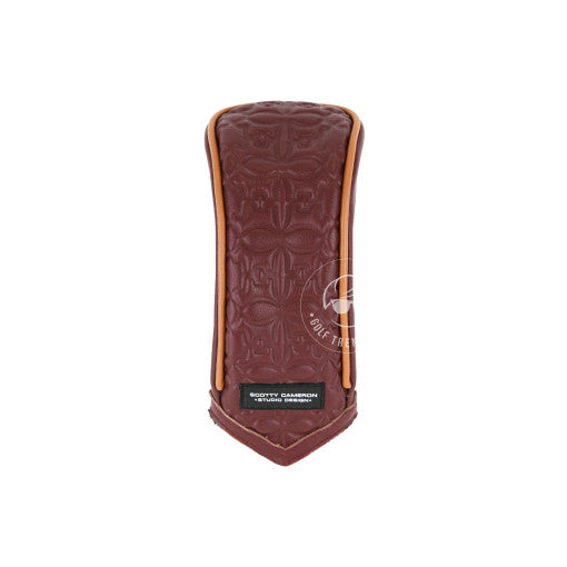 Scotty Cameron Cover Set - Dog Wallpaper Red Brown Piping 3