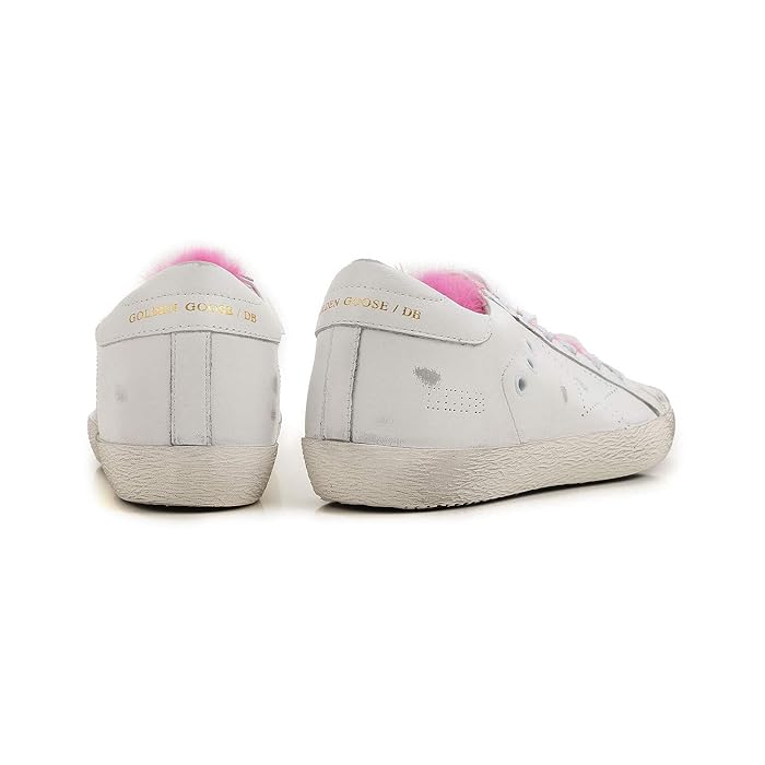 Golden Goose Superstar White Leather/Fuchsia Women's Sneakers G31WS590 D55 D55 3