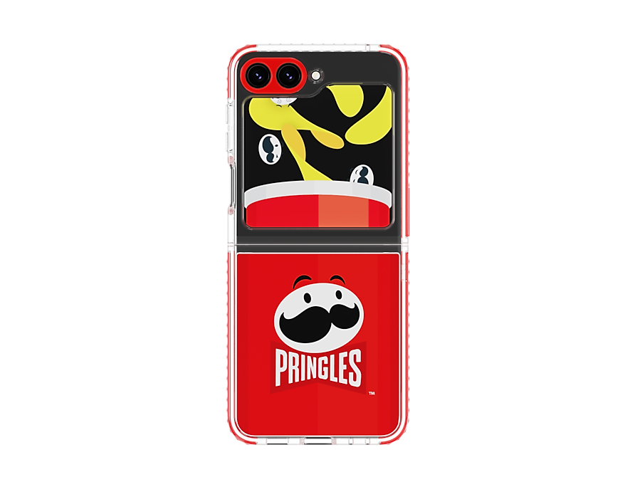 Samsung Galaxy Z Flip 5 Phone Pringles Suit Case with Flip Suit Card