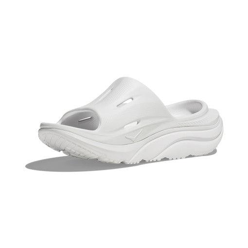 Hoka Ora Slide Recovery Slide 3 1135061-WWH Shoes Sneakers White 8