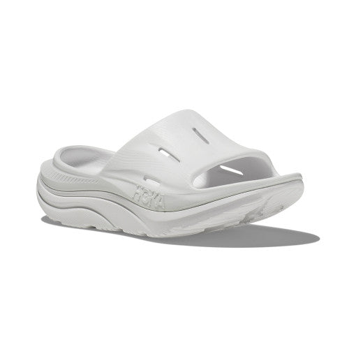 Hoka Ora Slide Recovery Slide 3 1135061-WWH Shoes Sneakers White 6