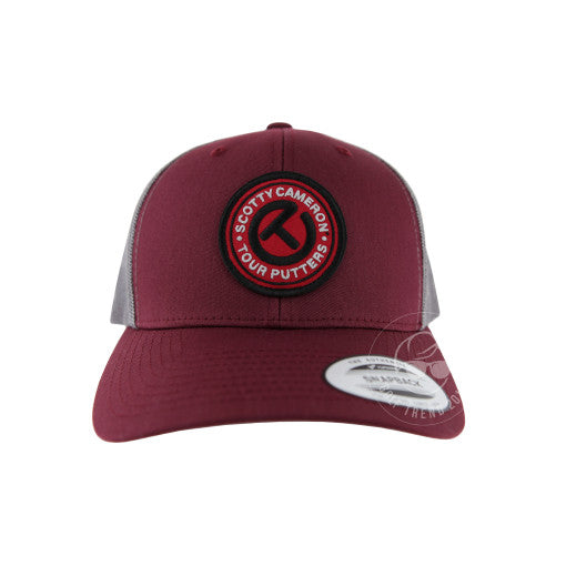 Scotty Cameron USA Circle T Red Burgundy Snapback Hat