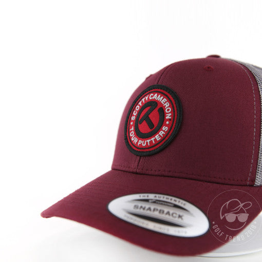 Scotty Cameron USA Circle T Red Burgundy Snapback Hat 2