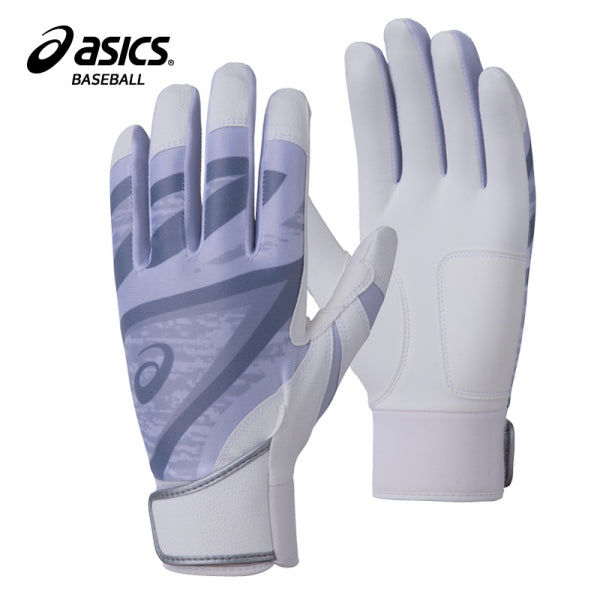 Asics Batting Gloves (Gray&White) S