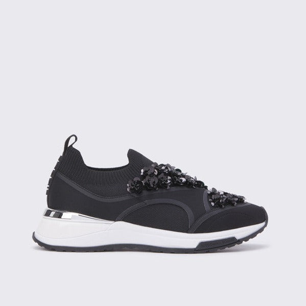 SUECOMMA BONNIE Fleur sneakers(black)  DG4DA23508BLK