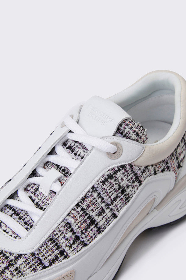 SUECOMMA BONNIE Wave tweed sneakers(pink)  DG4DS24002PIK 6