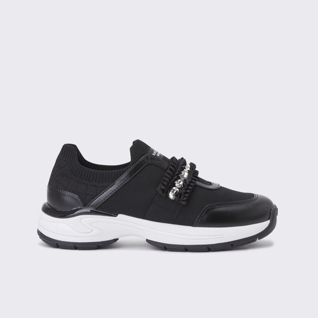 SUECOMMA BONNIE Gladys kint sneakers(black)  DG4DS24005BLK