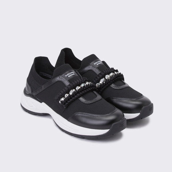 SUECOMMA BONNIE Gladys kint sneakers(black)  DG4DS24005BLK 2