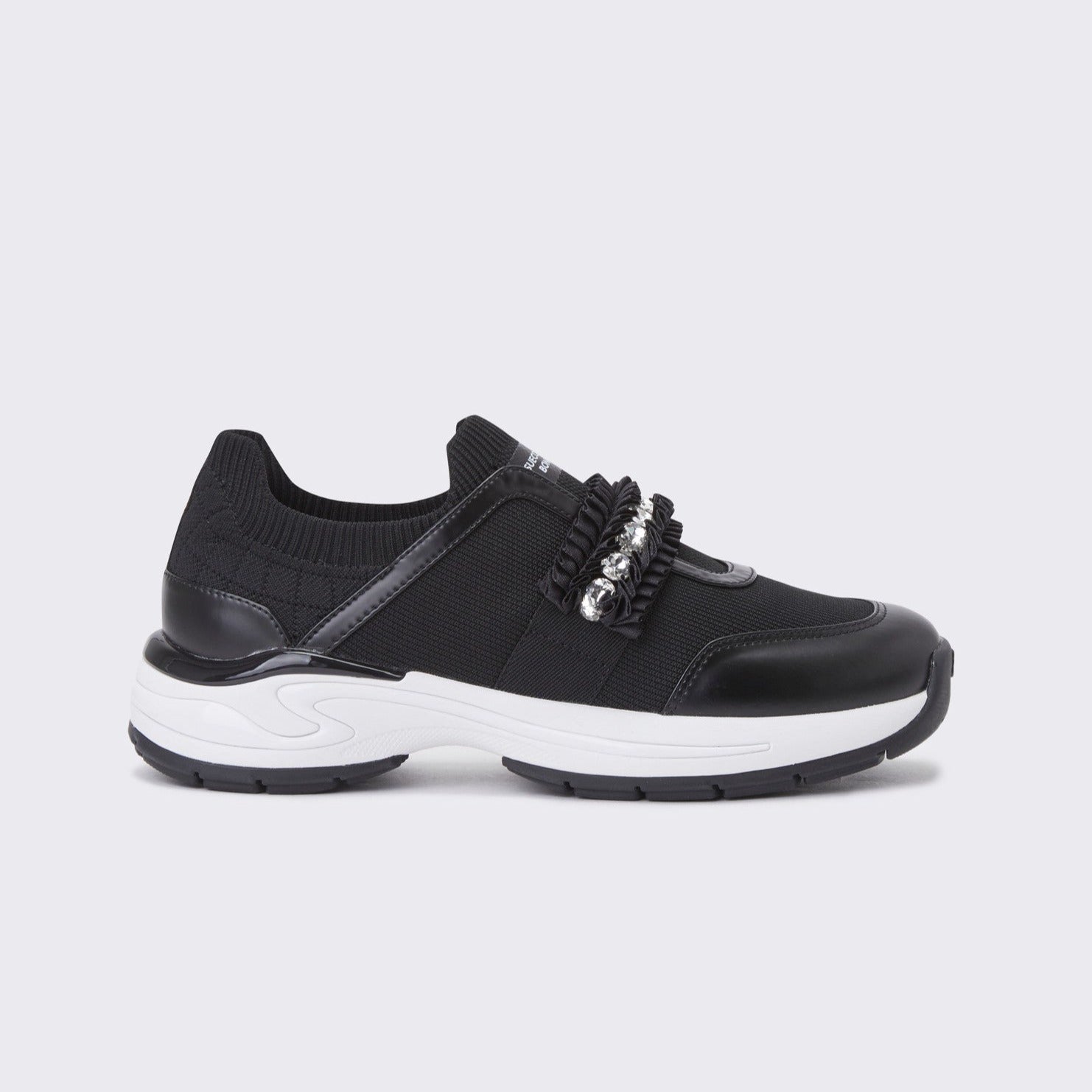 SUECOMMA BONNIE Gladys kint sneakers(black)  DG4DS24005BLK