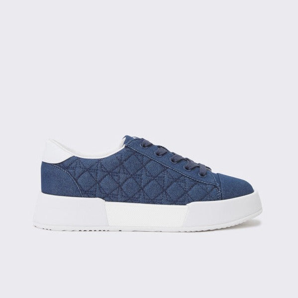 SUECOMMA BONNIE Quilting denim sneakers(blue)  DG4DS24009BLU