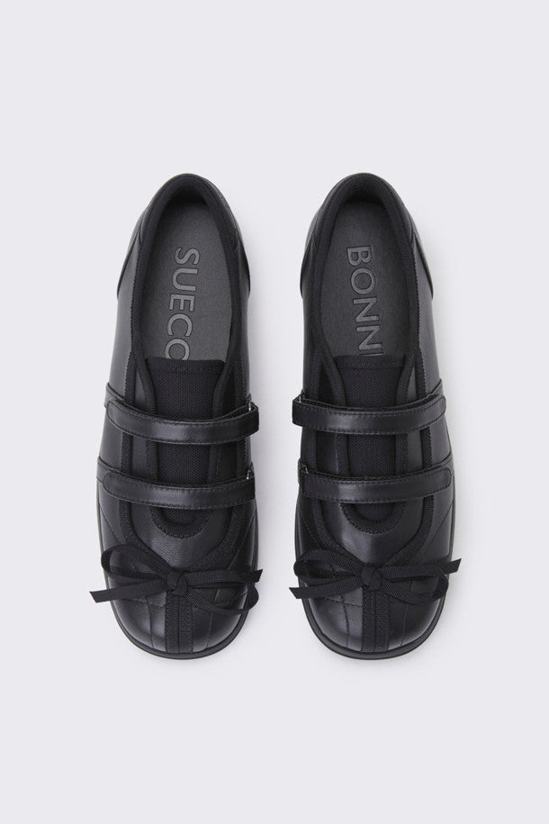 SUECOMMA BONNIE Flat strap sneakers(black)  DG4DS24012BLK 7