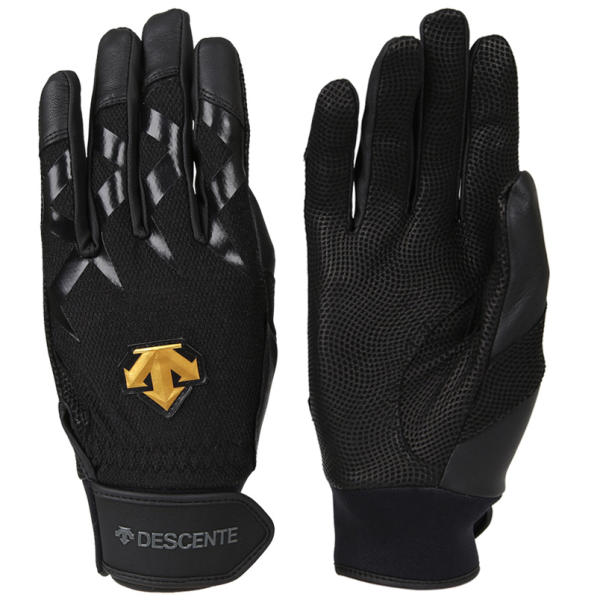 Descente Batting Gloves (Black) XS