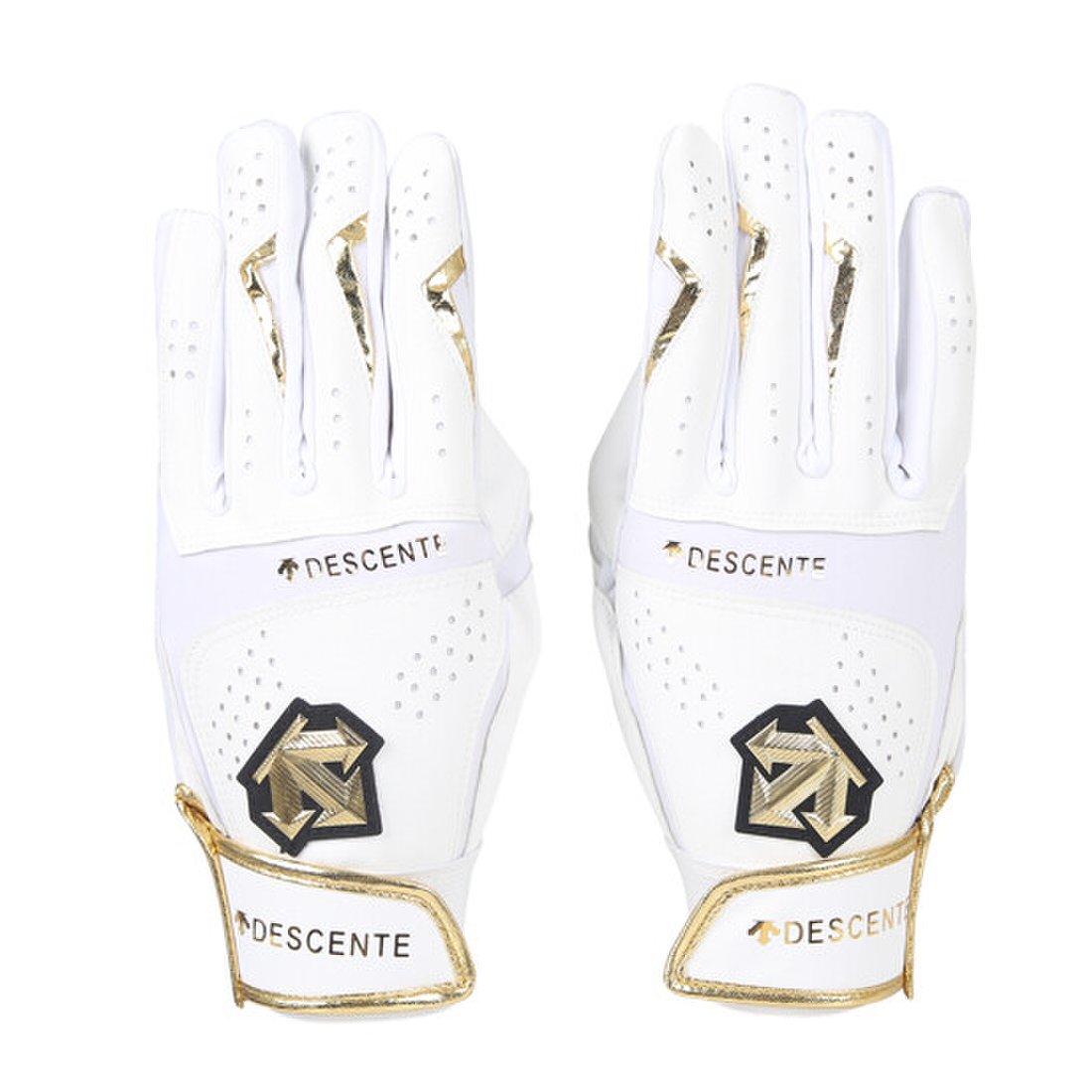 Descente Batting Gloves (White)