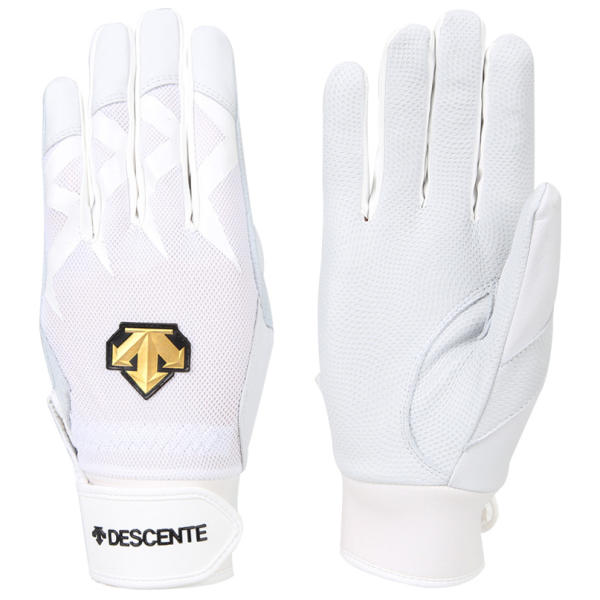 Descente Batting Gloves (White) XS, S