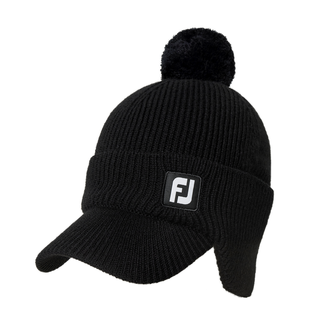 Footjoy Men Golf Gear Beanie Cap #36109 Black