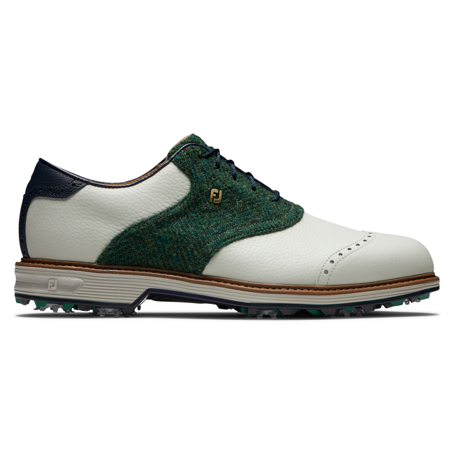 Footjoy Men Golf Shoes Premiere Series Harris Tweed Hoylake Wilcox #54521 Wide