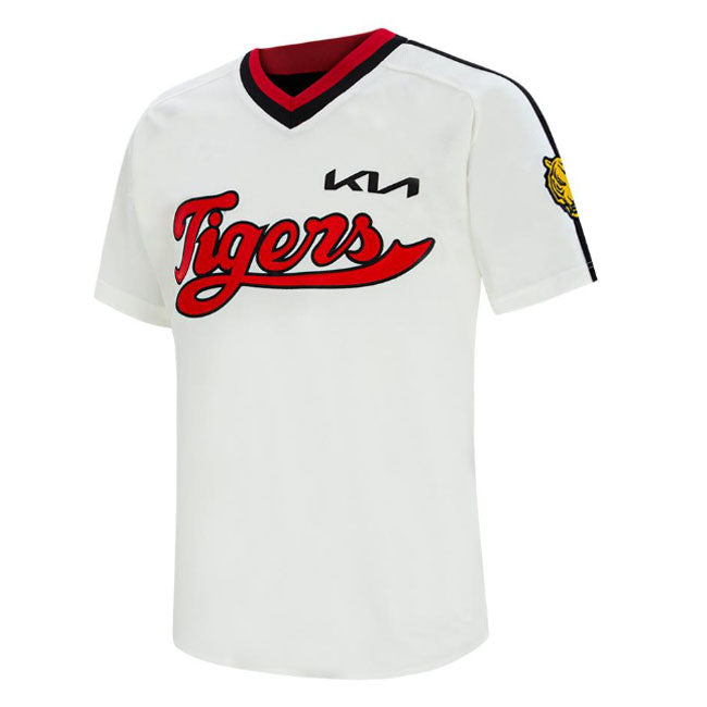 KBO Kia Tigers 2024 Replica Icon Baseball Jersey White/Red