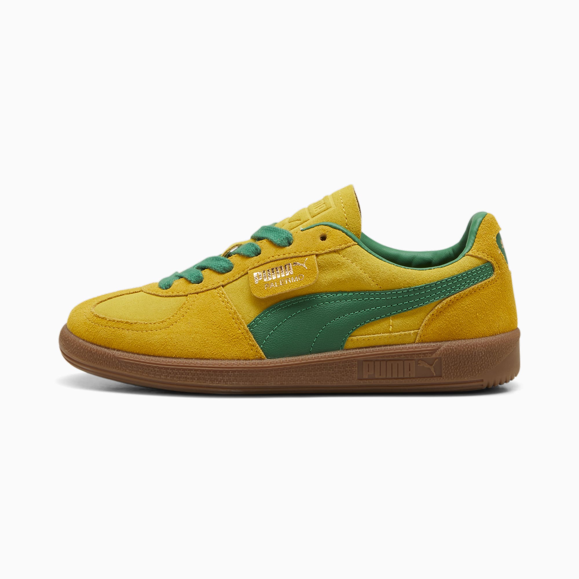 PUMA Palermo Sneakers 396463_12 Pelé Yellow-Yellow Sizzle-Archive Green 3