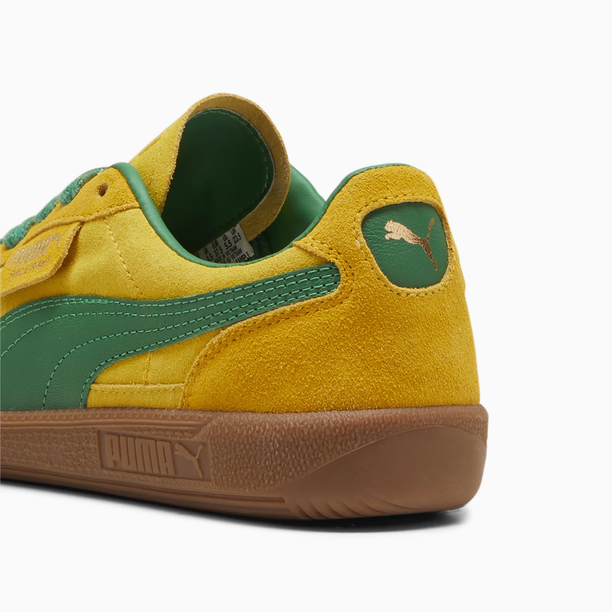 PUMA Palermo Sneakers 396463_12 Pelé Yellow-Yellow Sizzle-Archive Green 4