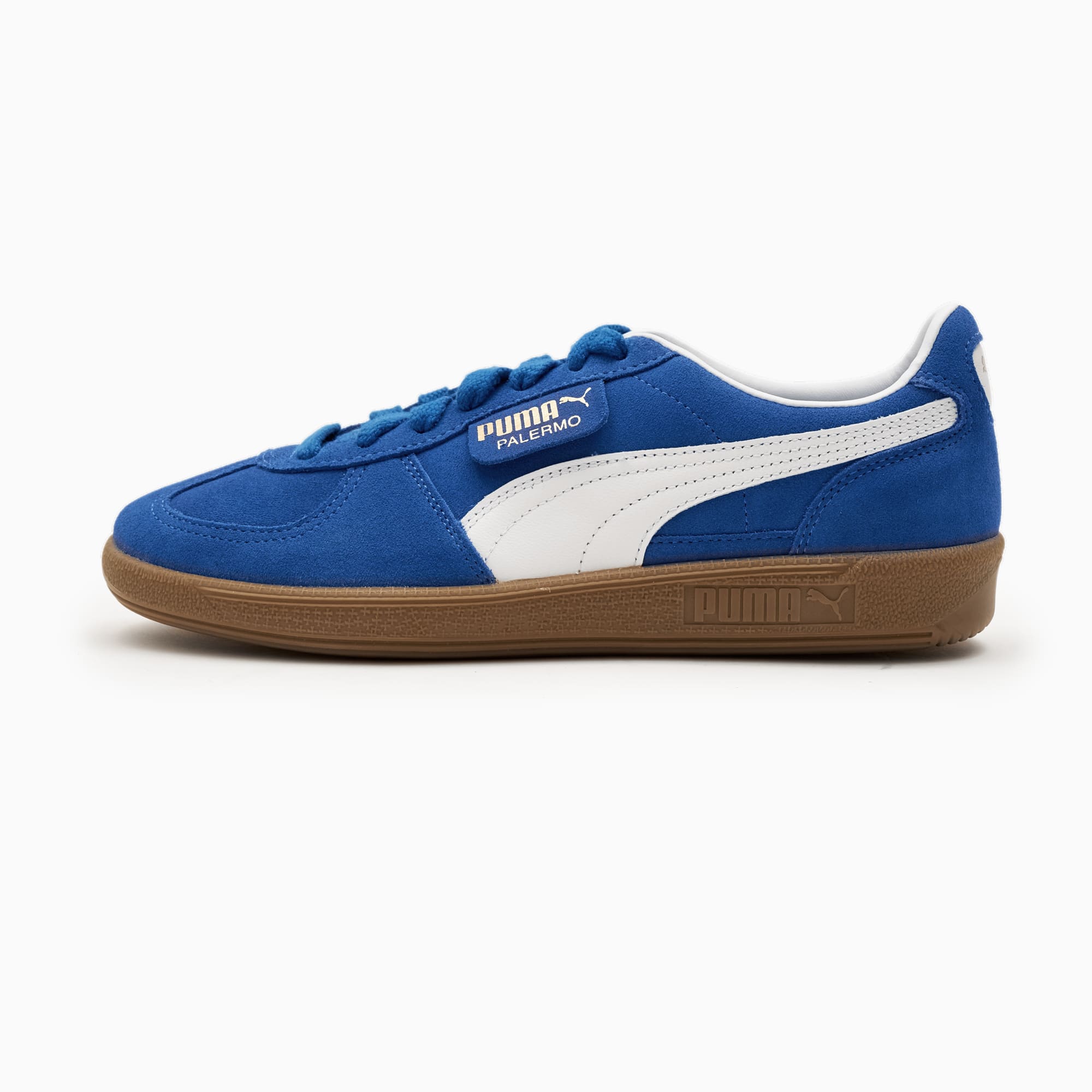 PUMA Palermo Sneakers 396463_07 Cobalt Glaze-PUMA White 3