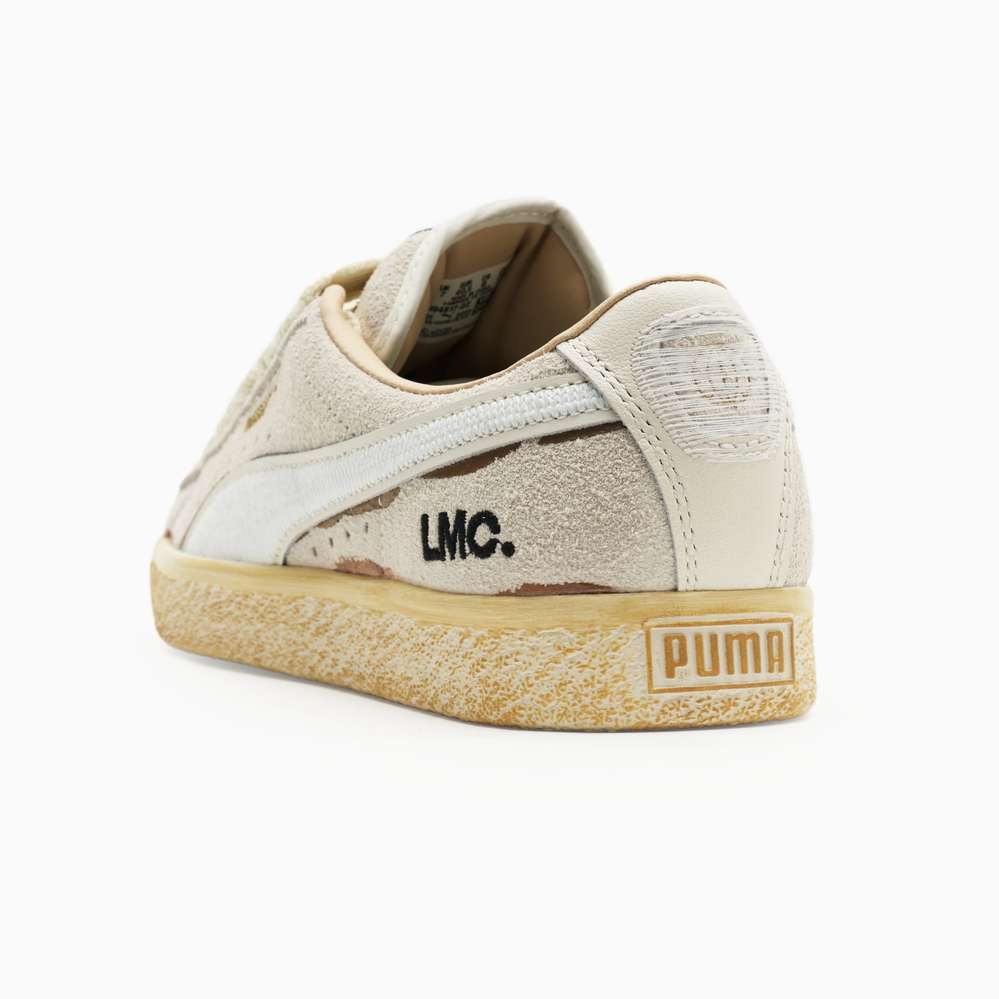 PUMA Suede VTG LMC Sneakers 394817_02 Frosted Ivory-Frosted Ivory-PUMA Black 3