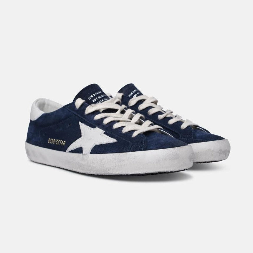 Golden Goose Men's Superstar Sneakers Navy GMF00101 F005529 50669 2