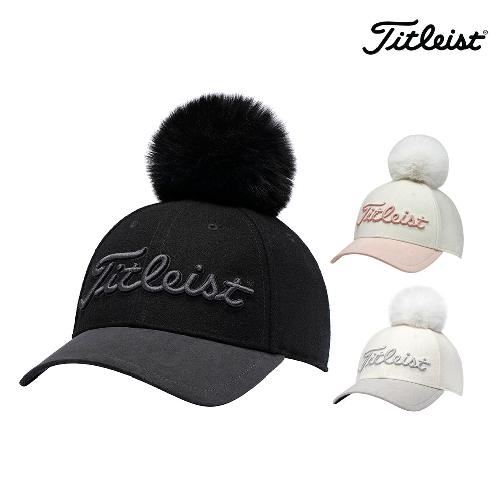 Titleist Women's Pompom Wool Cap Golf Hat