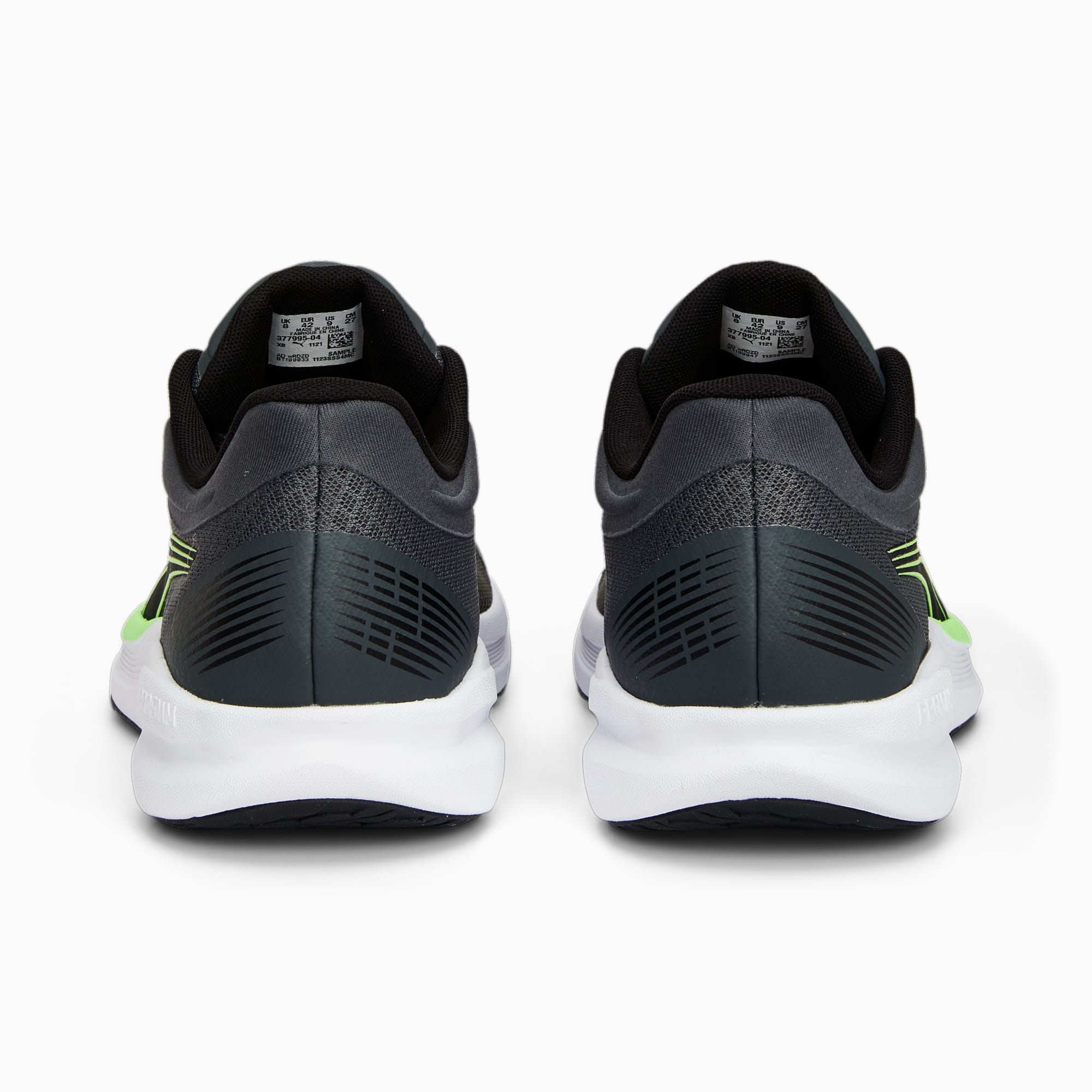 PUMA Redeem Profoam Sneakers 377995_04 Shadow Gray-PUMA Black-Fizzy Lime 4