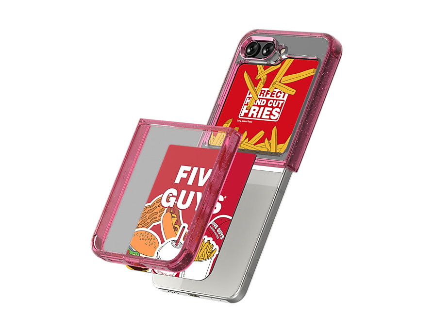 Samsung Galaxy Z Flip 5 Phone Five Guys Suit Case with Flip Suit Card2