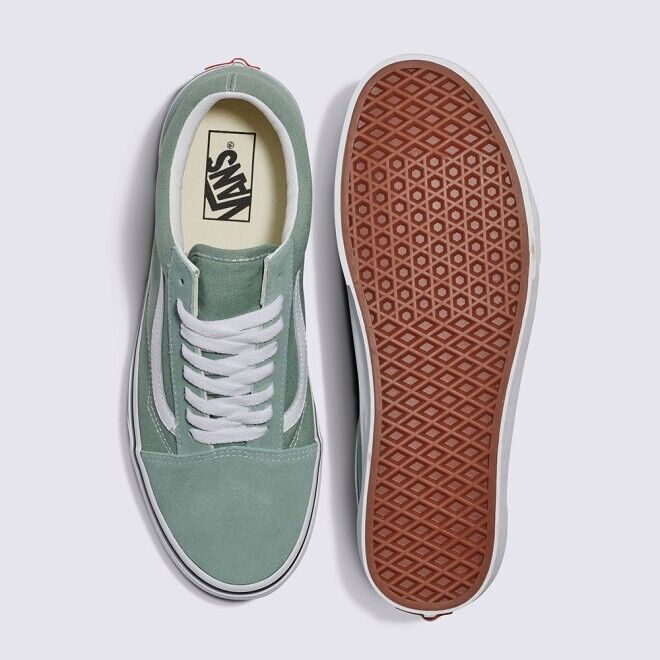 Vans Color Theory Old Skool Skate Sneakers Iceberg Green VN0005UFCJL 4