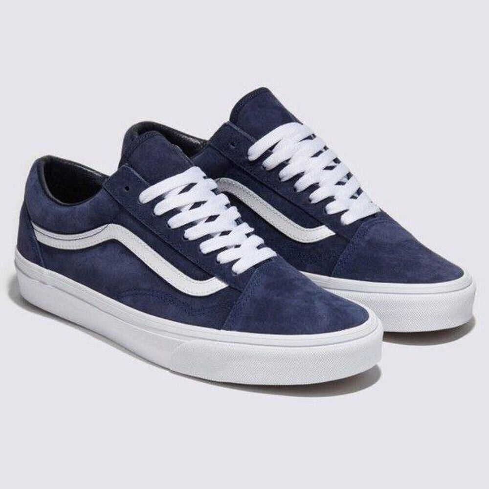 Vans Pig Suede Authentic Skate Sneakers Shoes Navy VN000BW5BX9 1