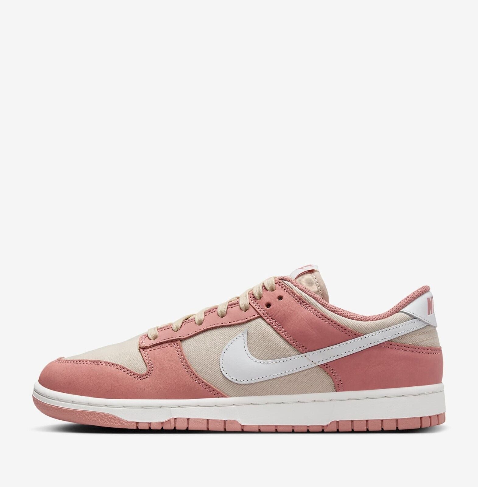 Nike Dunk Low Retro Premium Sneakers Red Stardust/Sandrift FB8895-601