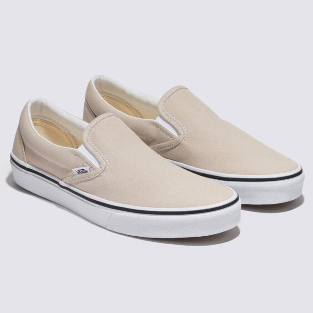 Vans Color Theory Classic Slip-on Skate Sneakers French Oak VN000CT5BLL 1