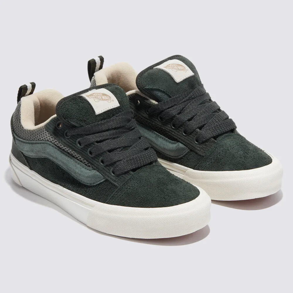 Vans Knu Skool Skate Shoes Suede Sneakers Olive VN0009QCOLV 2