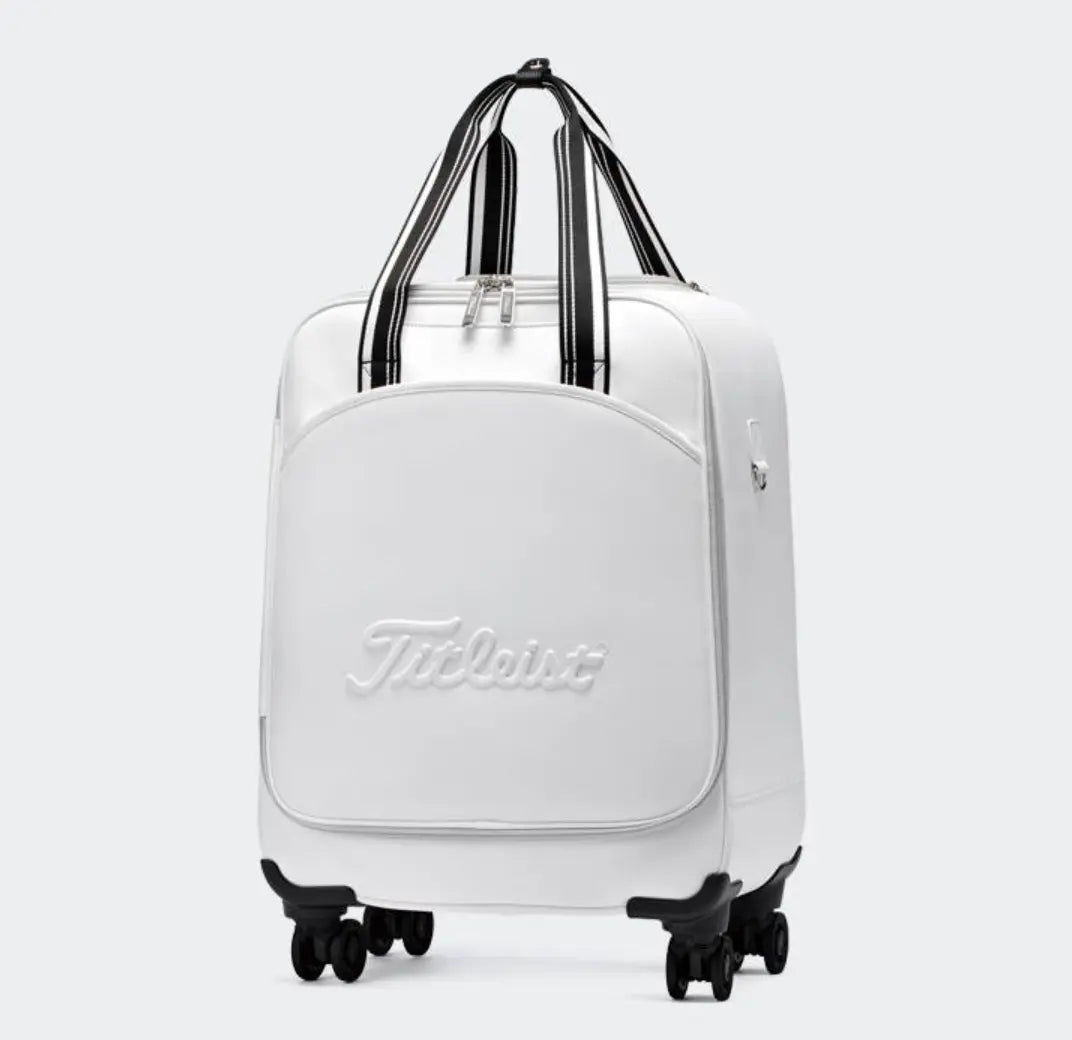 Titleist Women's Urban Wheeled Boston Bag White Color Authentic