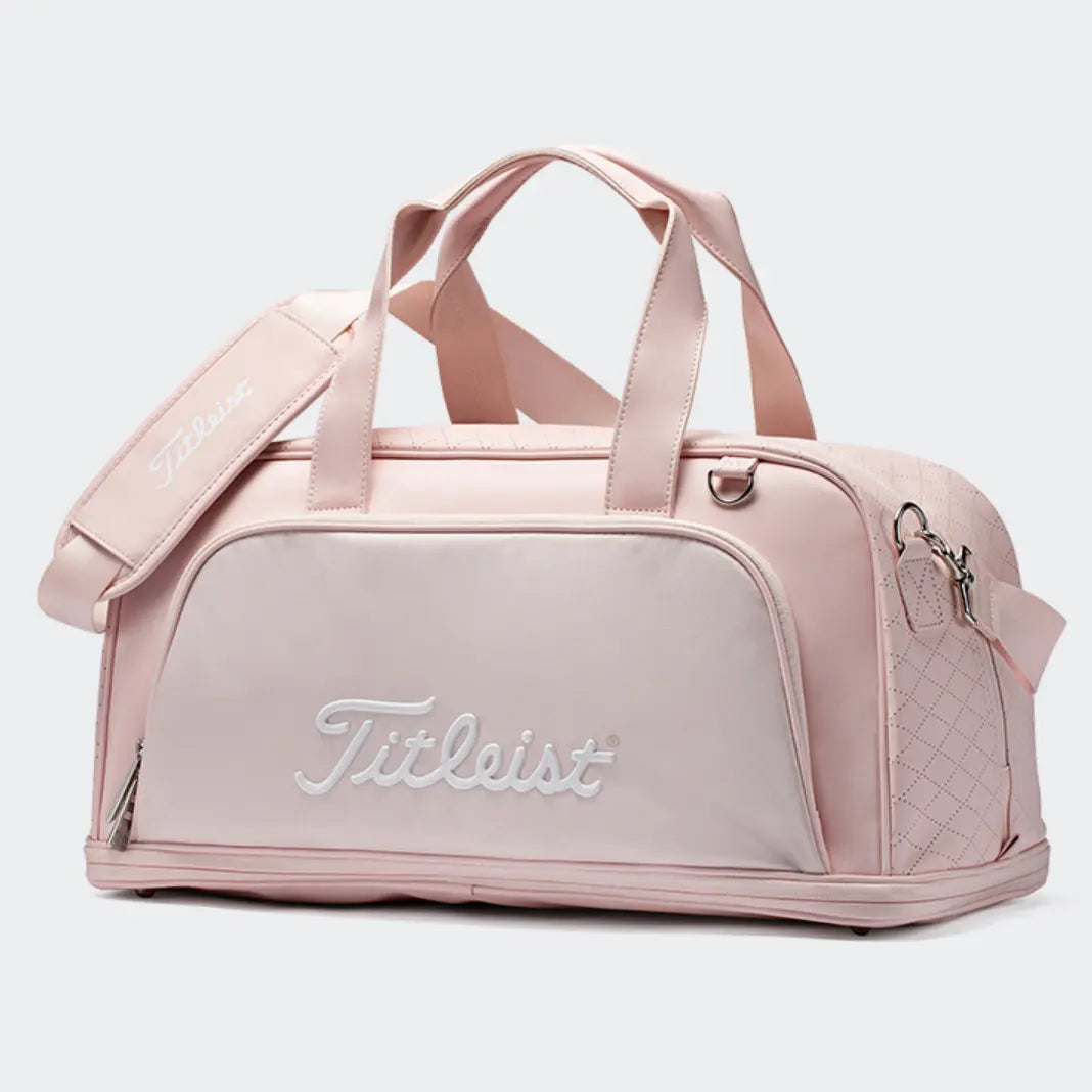 Titleist Women's LW Boston Bag Light Pink/White Color Authentic