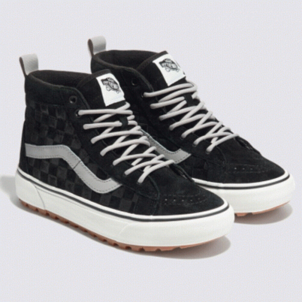 Vans Tonal Check SK8-Hi MTE-1 Skate Sneakers Shoes Black VN0A5HZYBM8 US 4-13