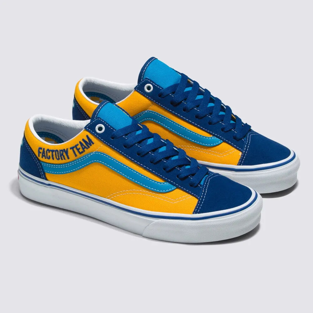 Vans x Our Legends Style 36 Skate Shoes Sneakers Blue/Yellow VN0A54F6BYL 2