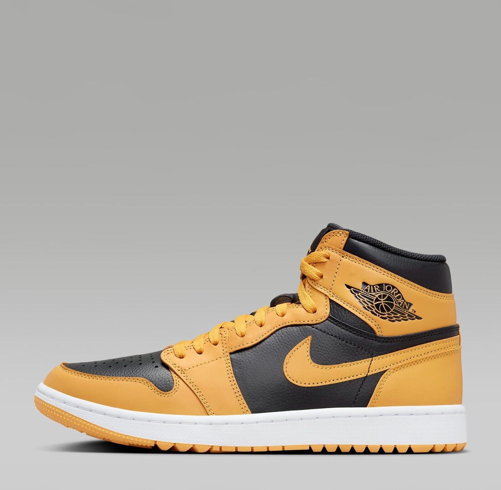 Nike Air Jordan 1 High G Golf Sneakers Pollen/White/Black DQ0660-700 01