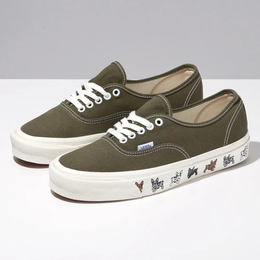 Vans Best Friends Authentic 44 DX Skate Shoes Sneakers Olive VN0A5KX4OLV 2