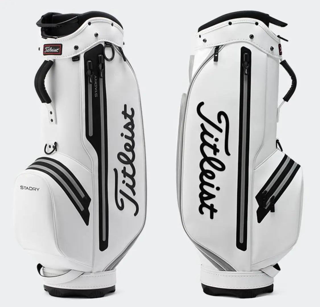 Titleist Elite Performance 5 StaDry Cart Bag White/Black/Gray Color Authentic